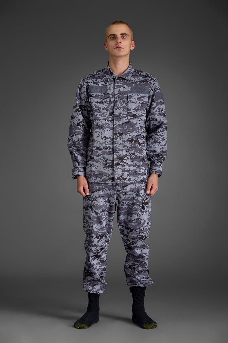 Grey Camouflage BDU Designed for Police Special Forces