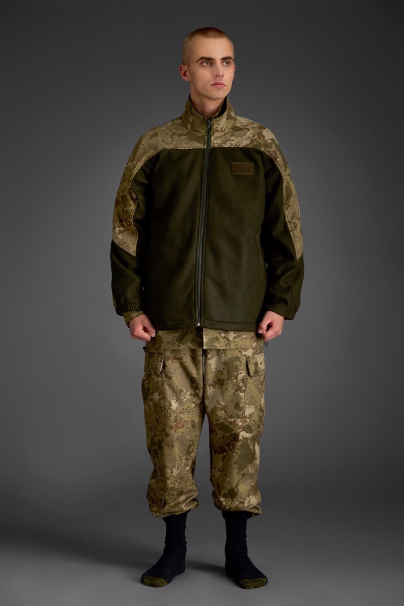 Polar Fleece designed for land forces